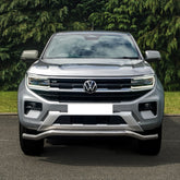 Vw Amarok 2023 On Stainless Steel Twisted Front Spoiler Bar